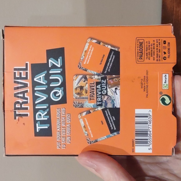Travel trivia, 50 cards, test your travel knowledge - Picture 4 of 4